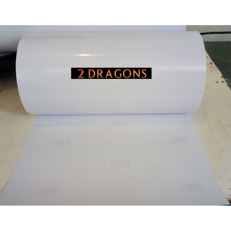 3m ij15 10 printable vinyl sticker roll glossy white 125 inches for