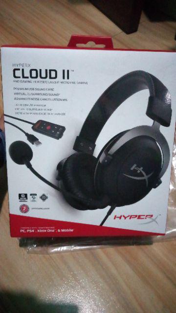 Khx Hscp Gm Gunmetal Hyperx Cloud Ii Gaming Headset 7 1 Virtual Pc Ps4 Xbox Computer Headsets Laptop Headset