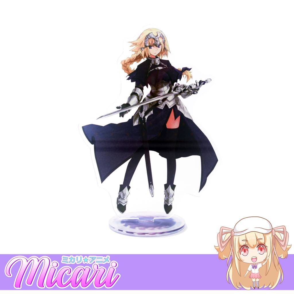Japan Anime Fate Grand Order Keychain Rubber Strap Charm Joan of Arc Altila Gift 