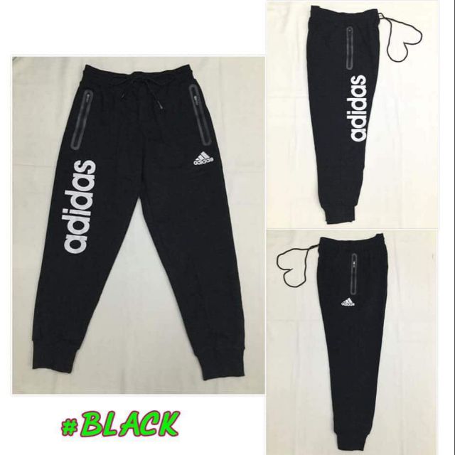 adidas joggers with zipper