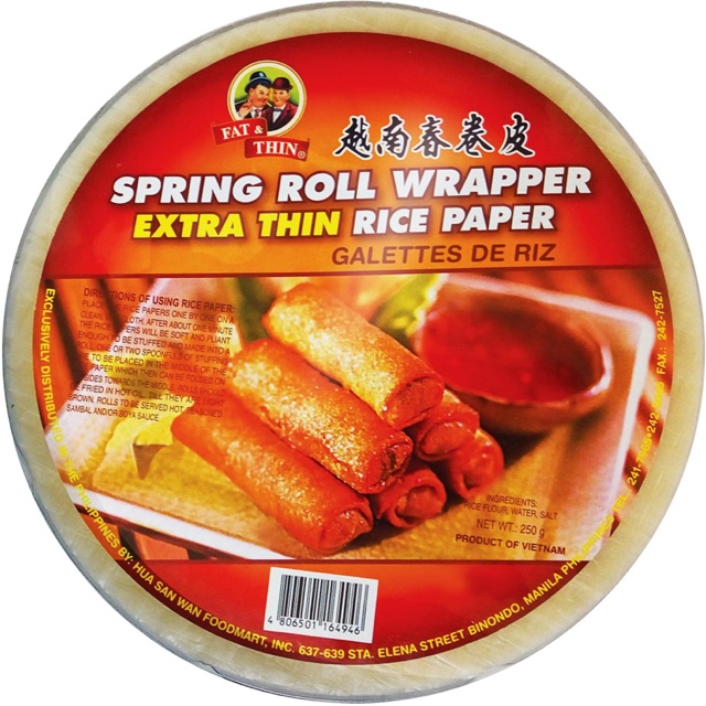 Rice Paper For Fried Springrolls (Vietnamese Spring Roll Wrapper
