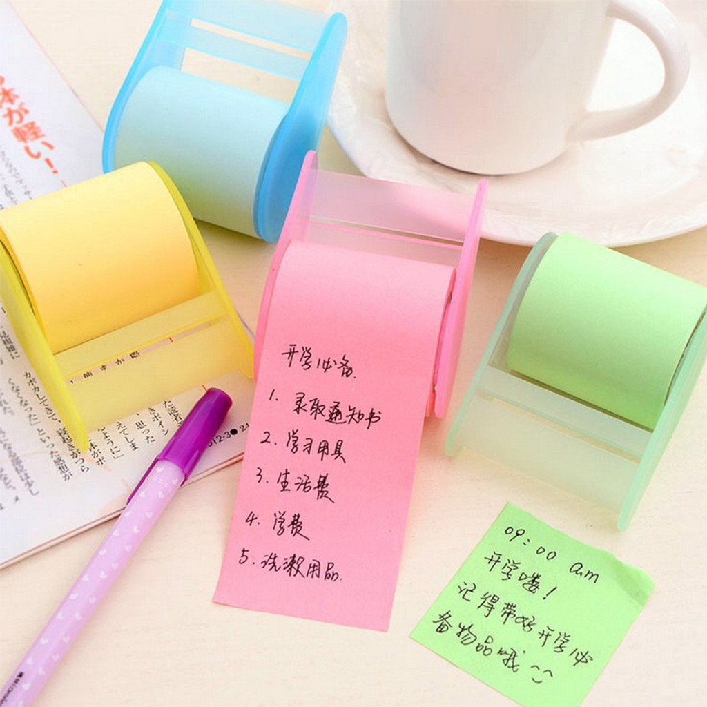 1 Roll Sticky Note Portable Memo Pad Ffice School Decoration