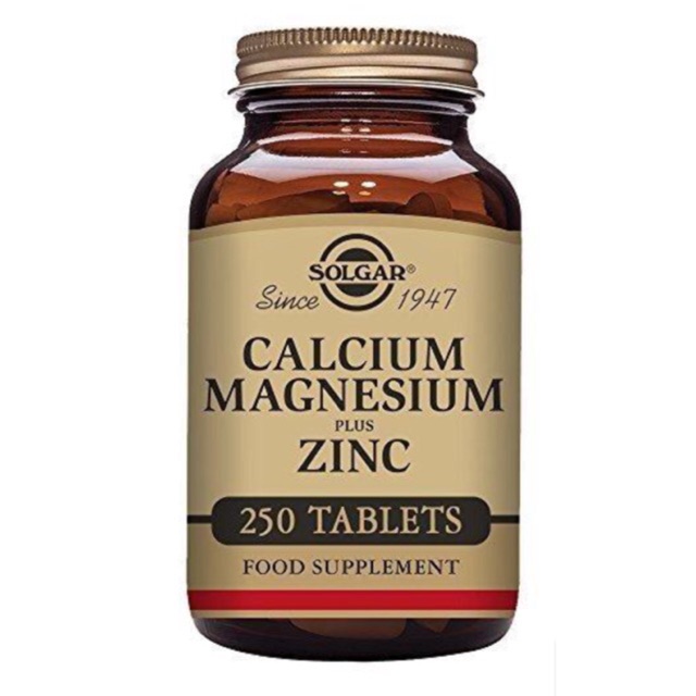 Calcium Magnesium Plus Zinc 250 Tablets Shopee Philippines