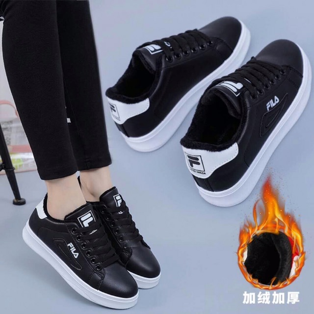 black casual sneakers