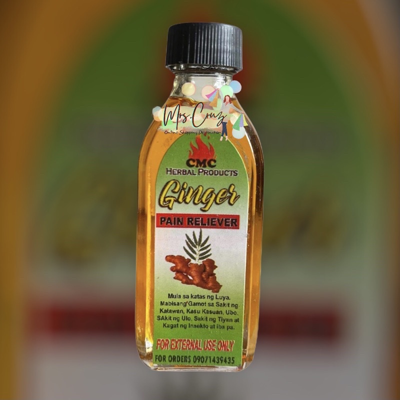 Ginger Oil Pain Reliever 25ml Shopee Philippines