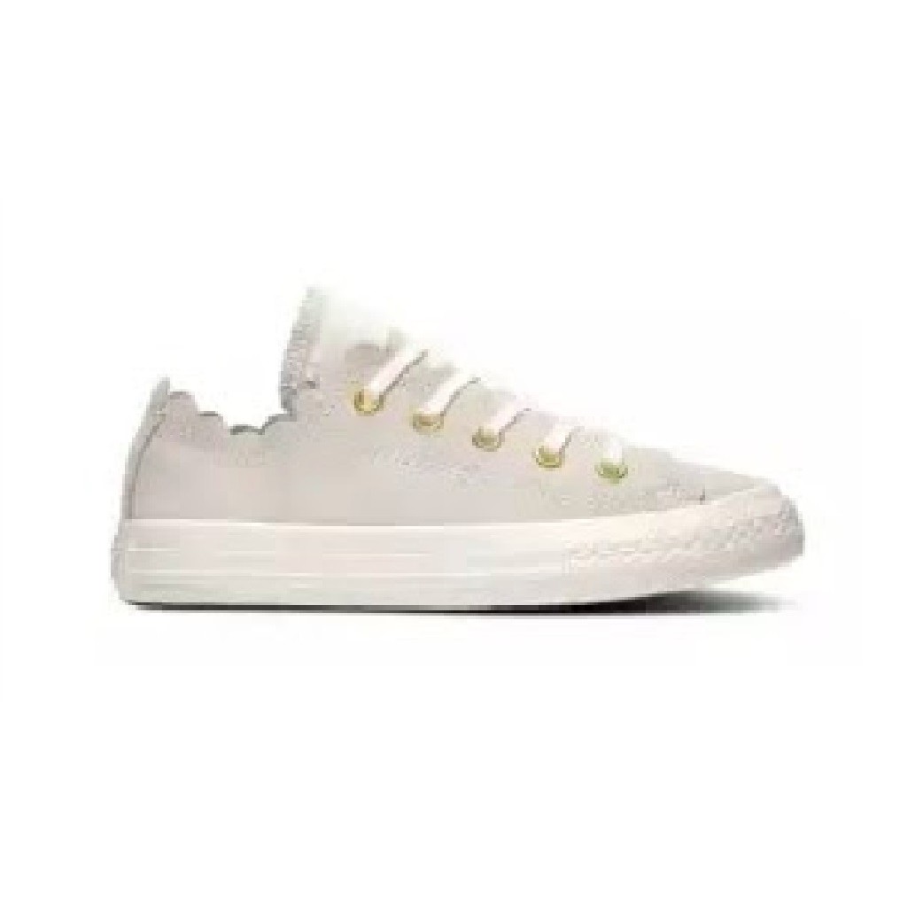 converse frilly white
