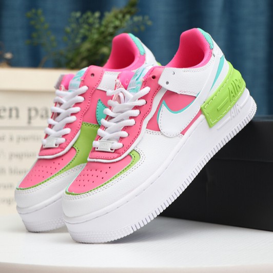 nike platform sneakers pink