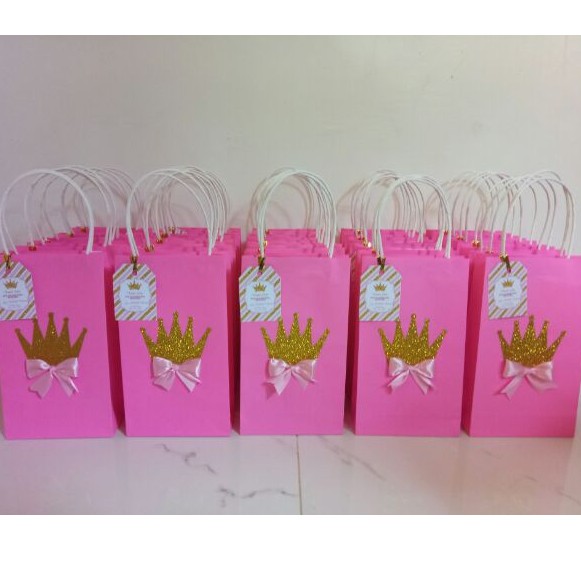 Princess theme Loot bags/paper bag Shopee Philippines