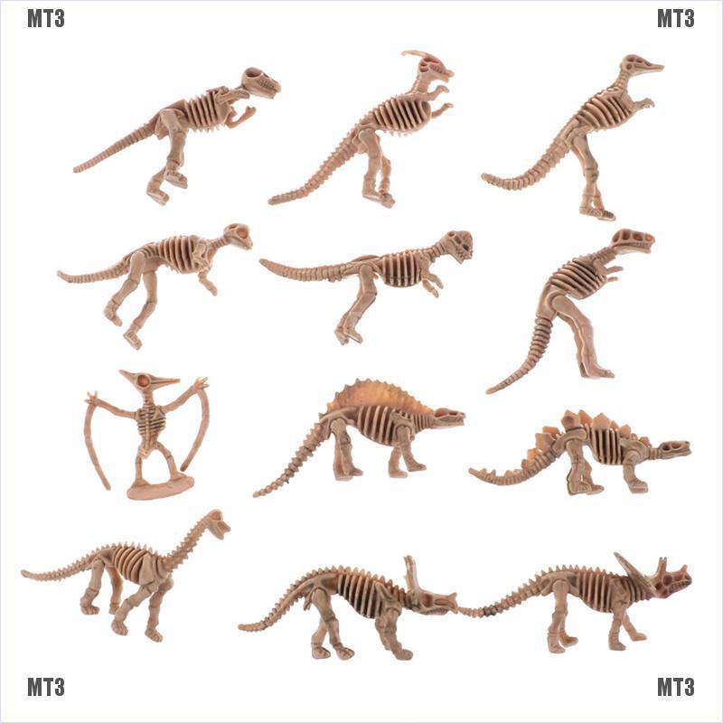 plastic dinosaur skeletons