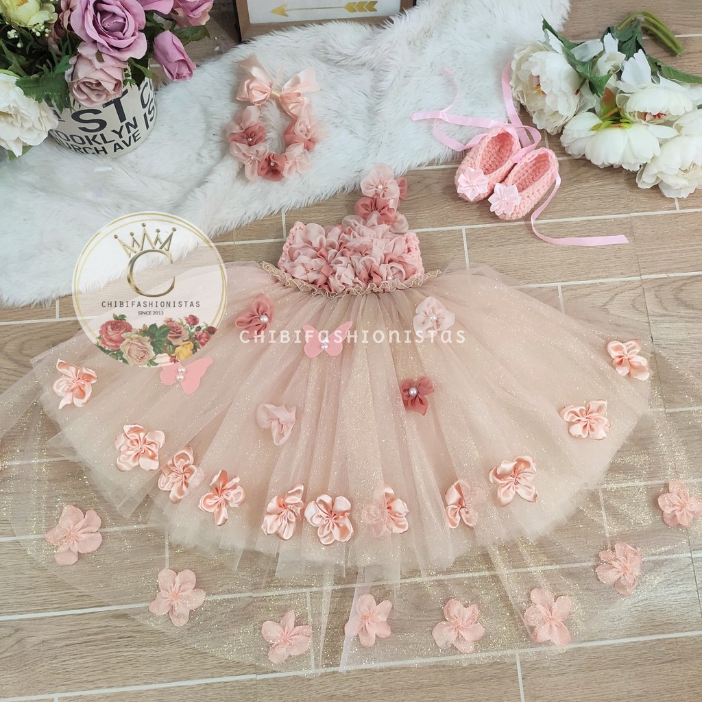 peach tutu skirt