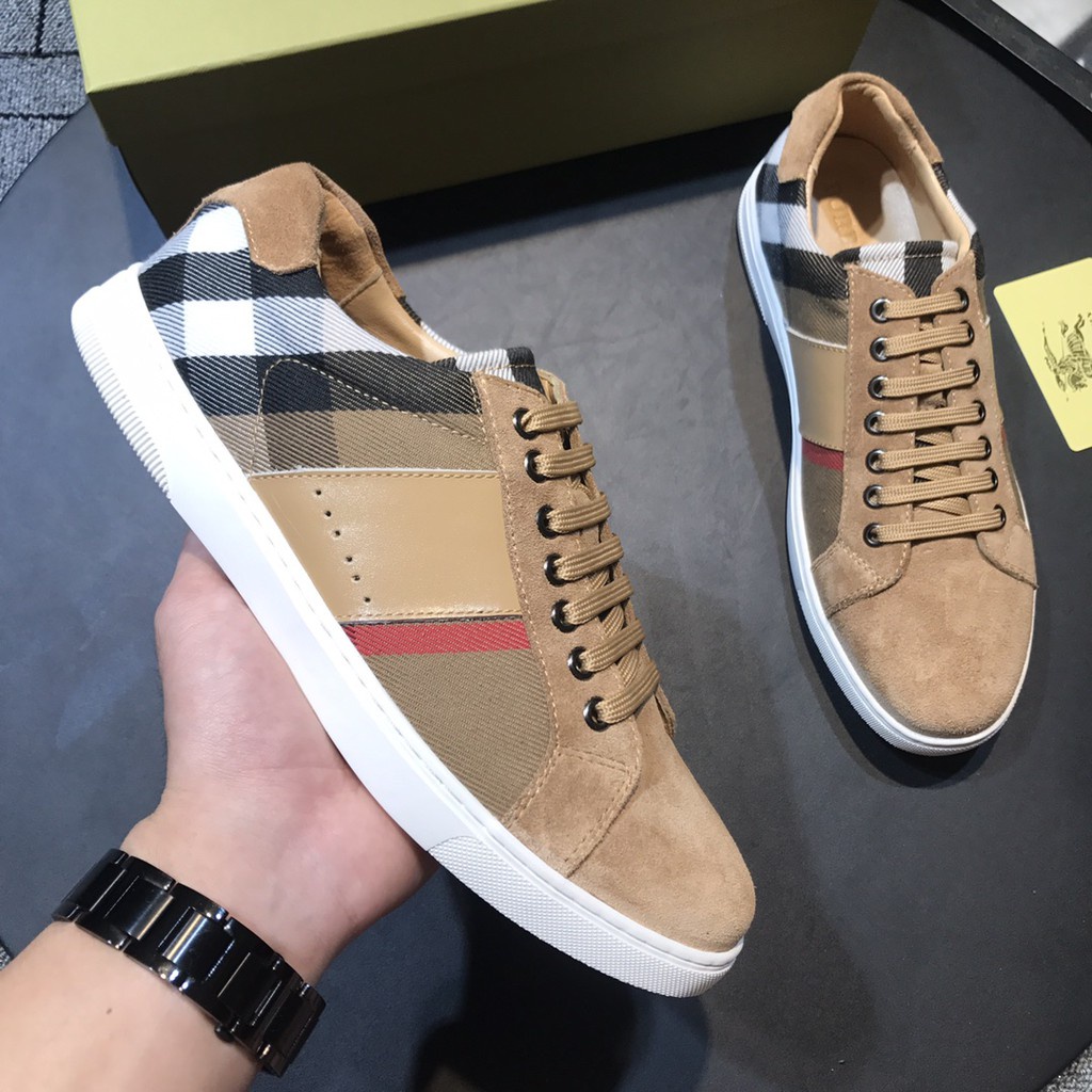 100% Original】◑❂♈100% Original Burberry Brown Men/Women Sneaker Shoes |  Shopee Philippines