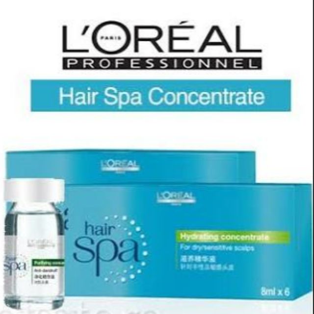 L'oreal Hairspa Hydrating Concentrate 8ml | Shopee Philippines