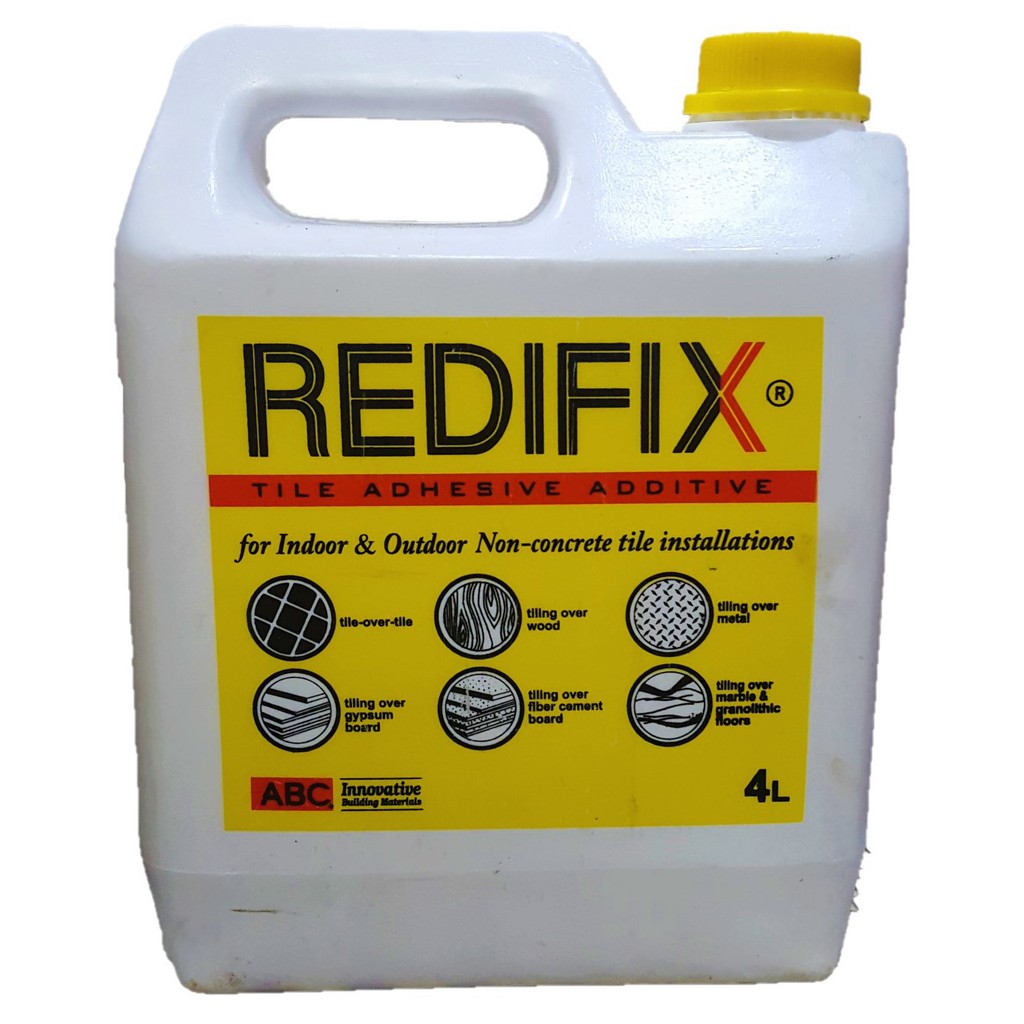 ABC Redifix Tile Adhesive Modifier 4L Shopee Philippines