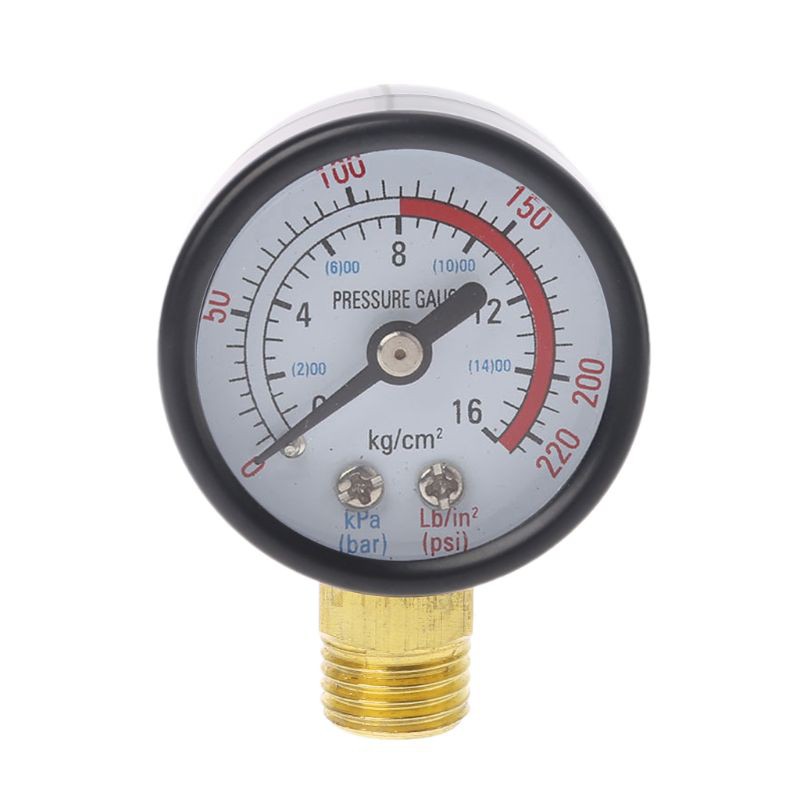 the pressure gauge