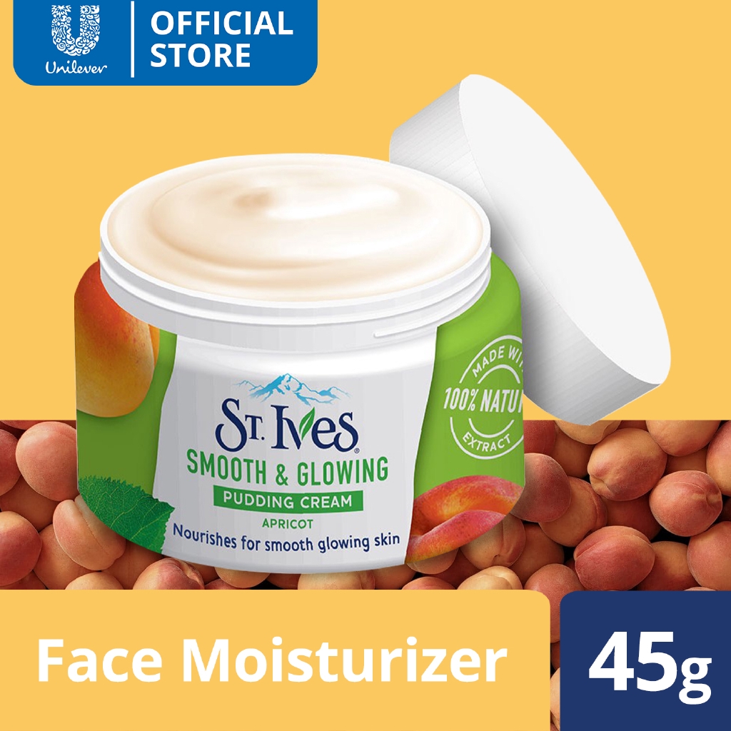 St. Ives Smooth and Glowing Pudding Apricot Facial Cream 45g Shopee