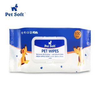 Pet Soft Pet Wipes for Dogs and Cats