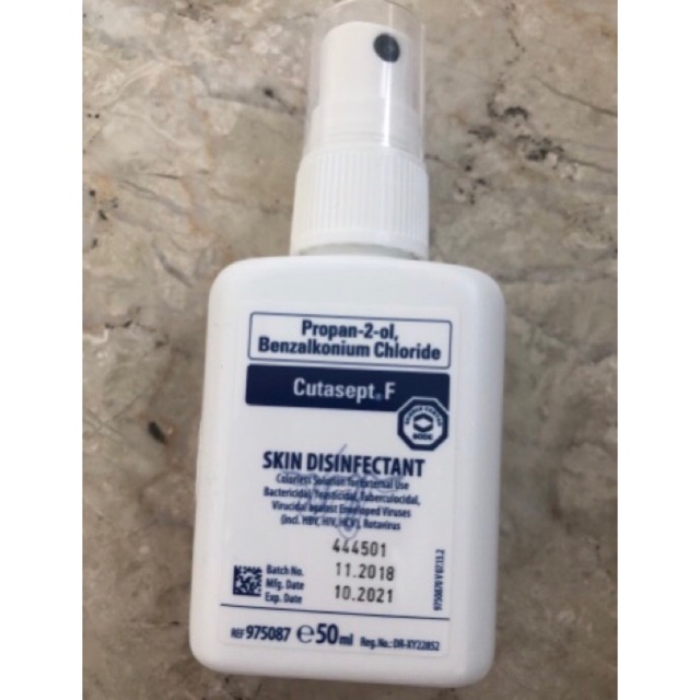 Cutasept F Skin disinfectant 50ml Shopee Philippines
