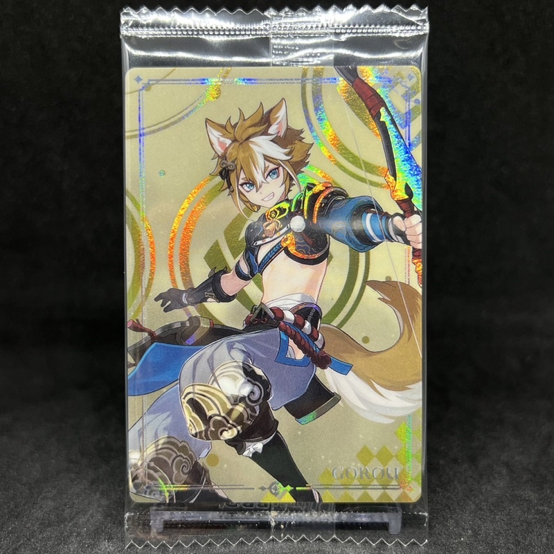 Genshin Impact Series 2 Sealed Wafer Card - Gorou N06 - Bandai ...