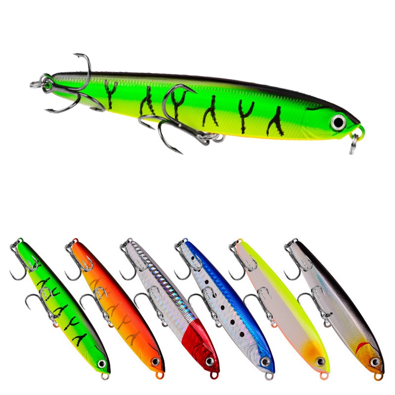 Lot De 10 Leurres Artificiels Spinning Minnow 11,5 Cm - Pour Black Bass, Brochet (Pike) - Marque DSM