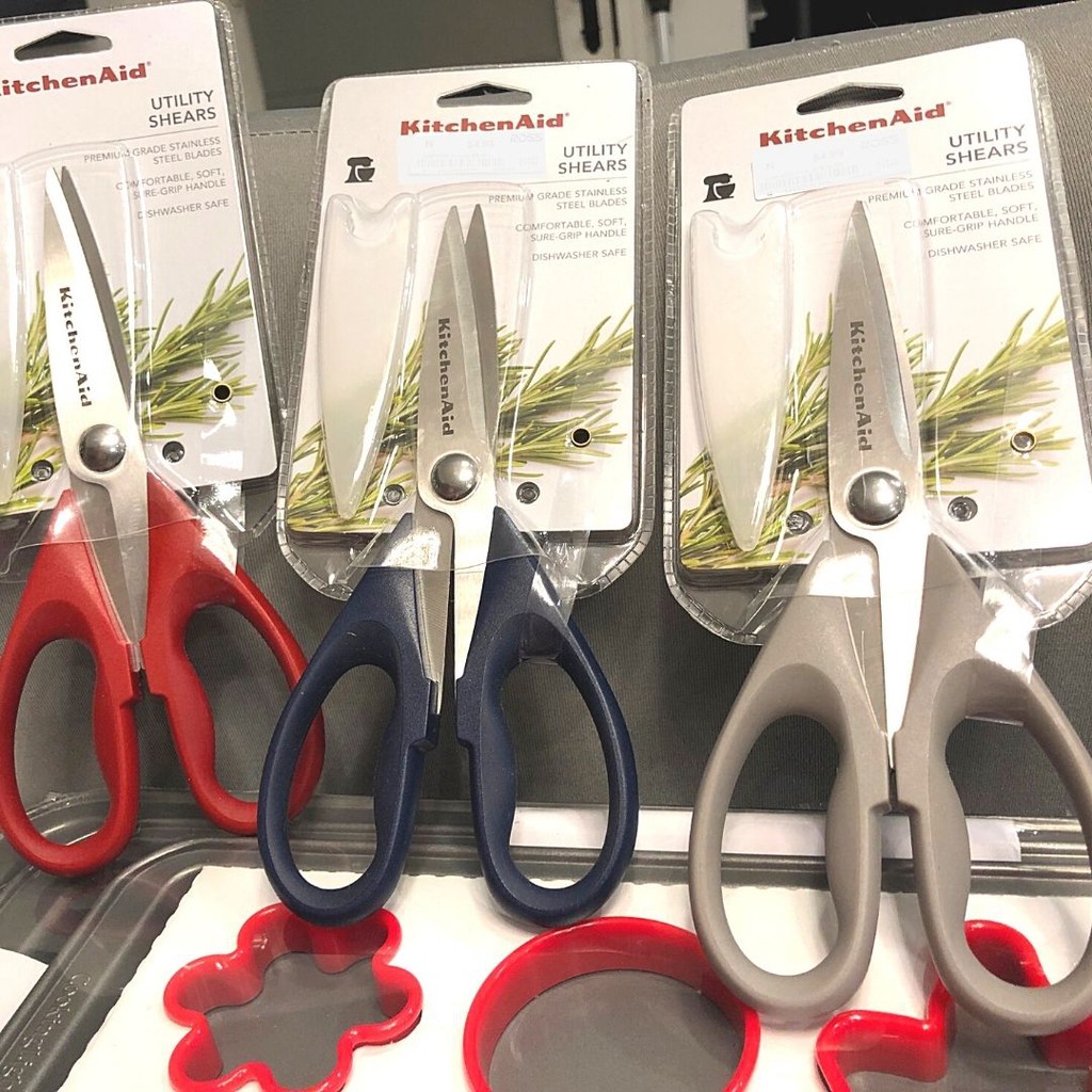KitchenAid Black Utility Shears with Cover Kitchen Scissors Shopee