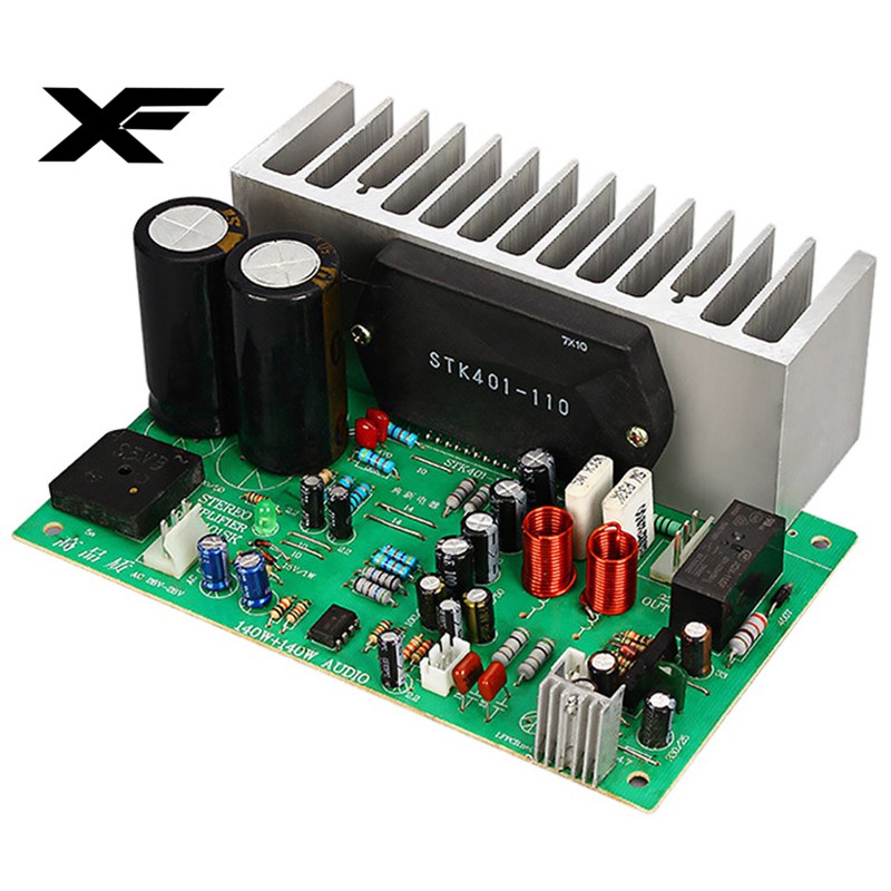 超ポイント祭?期間限定】 Fenteer DIYアンプ STK401 140W AC 24-32V ハイパワーアンプ モジュール STK マザー  funabashi-nenkin.com