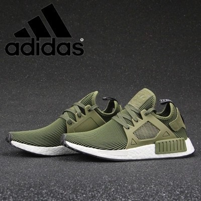 army green running shoes