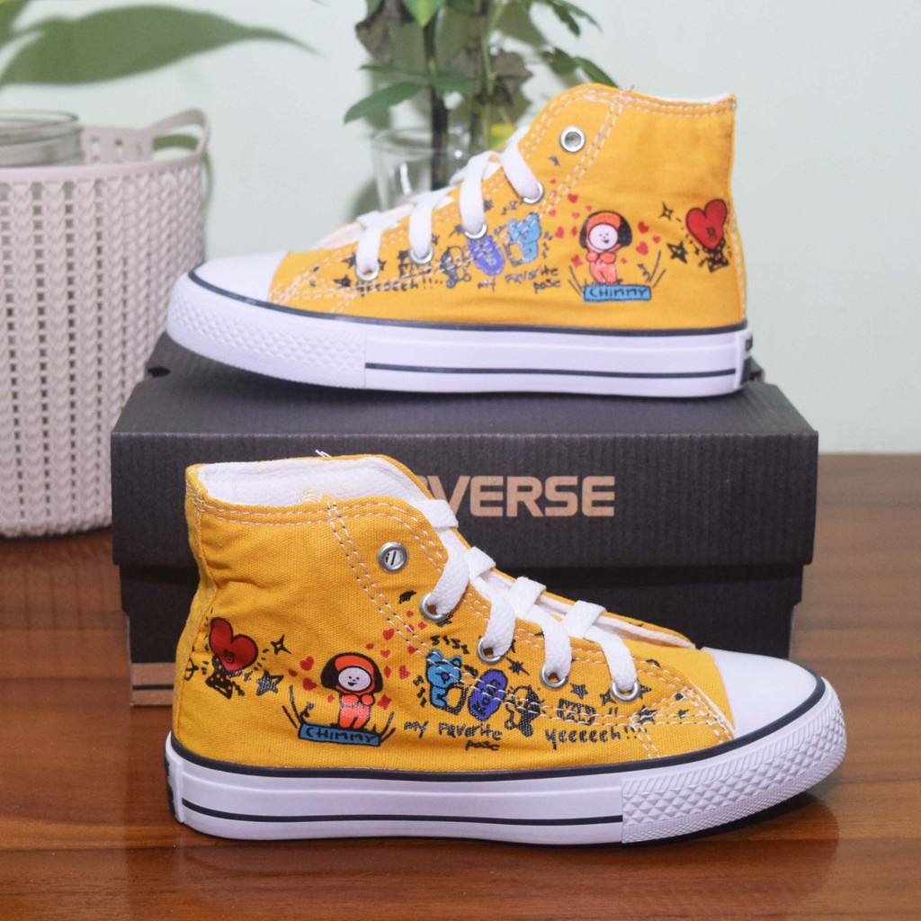¤▥◆Girls And Boys Shoes sneaker Strap BTs ARMY Korean fashion Models Of Children's Shoes Aged 4.5,6,8,9,9,10 Years Old K