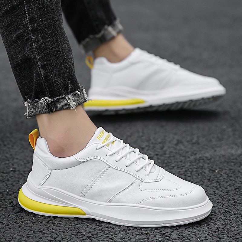 white casual shoes