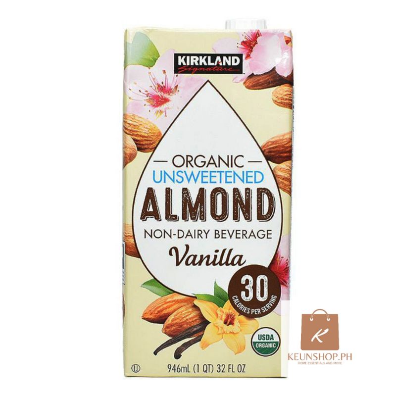 Kirkland Signature Organic Unsweetened Almond Vanilla NonDairy
