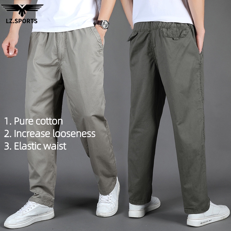 cotton cargo work pants