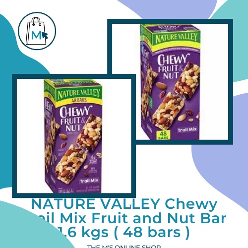 NATURE VALLEY Chewy Trail Mix Fruit and Nut Bar 1.6 kgs ( 48 bars