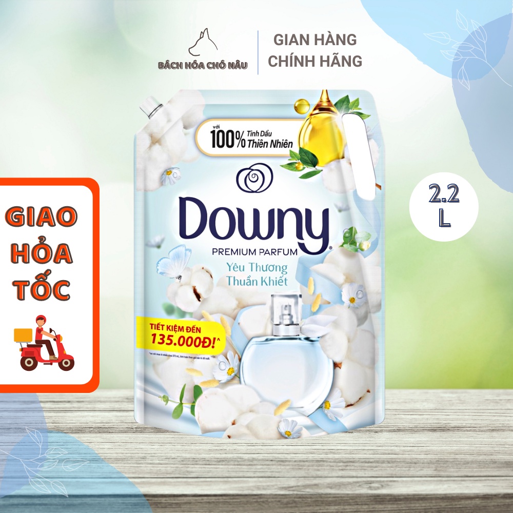 (New Arrival) Downy Fabric Softener Premium Natural Essential Oil With Soft Flavor 2.2L / Bag