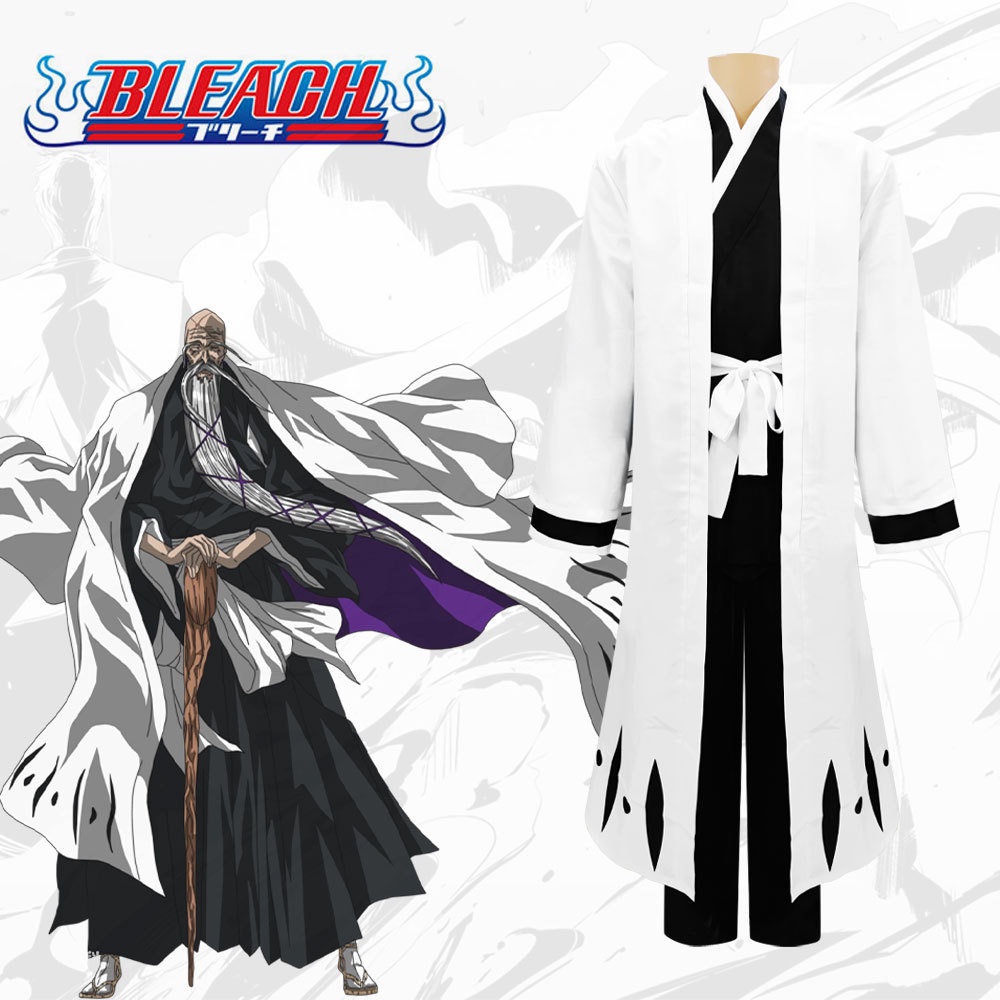 2022 New Anime BLEACH Cosplay Costume Yamamoto Genryuusai Shigekuni Cos ...