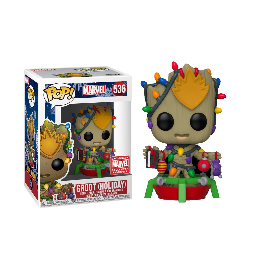 Funko Pop! Marvel Groot Holiday Marvel Collector Corps Exclusive #536