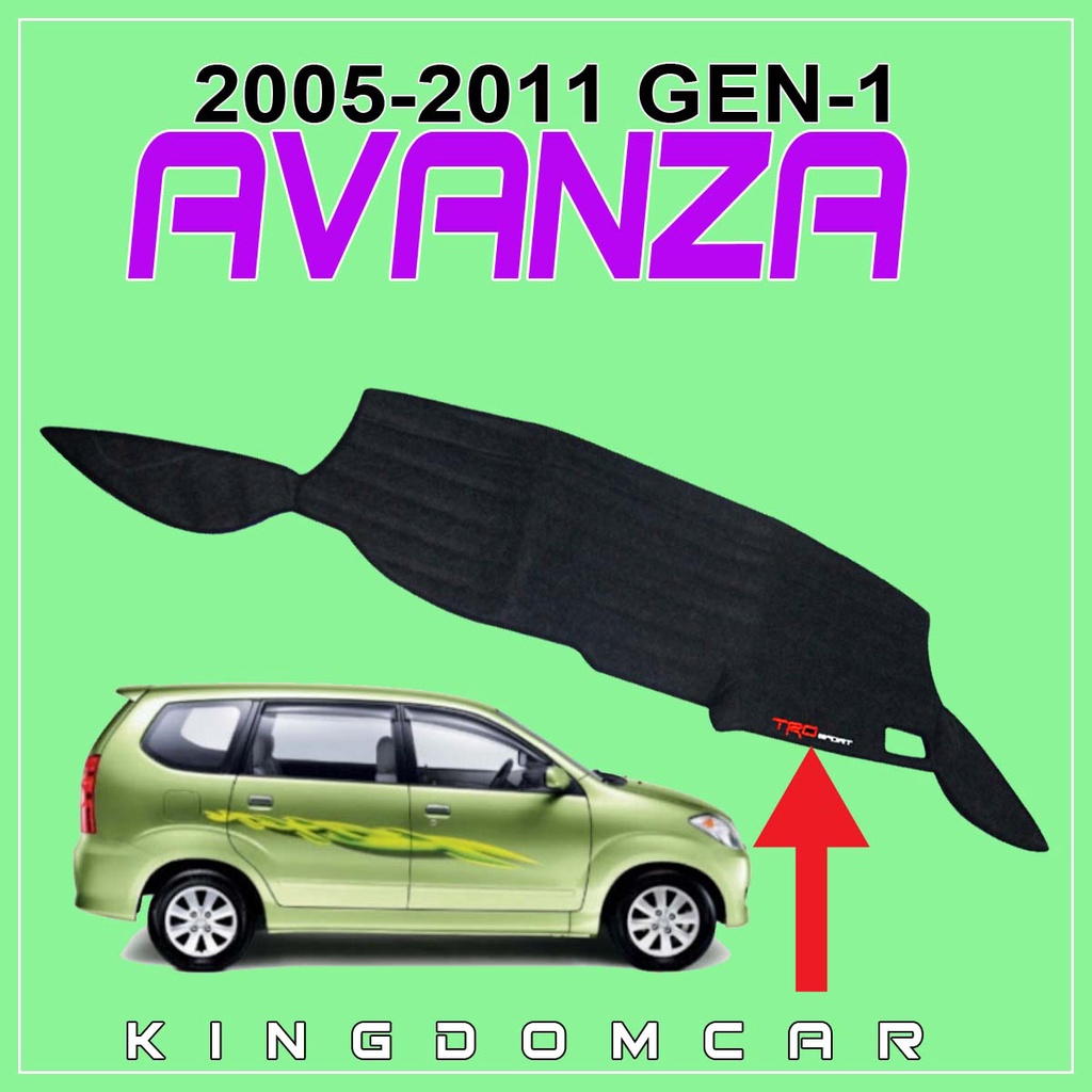 TRD Dashboard Cover for Toyota Avanza 2005 to 2011 ( Gen1 ) Shopee