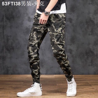 Camouflage 6 Pocket Men Sweats Sports Fitness Men Pants Joggers Slim Fit Cargo Pants for Men New #9