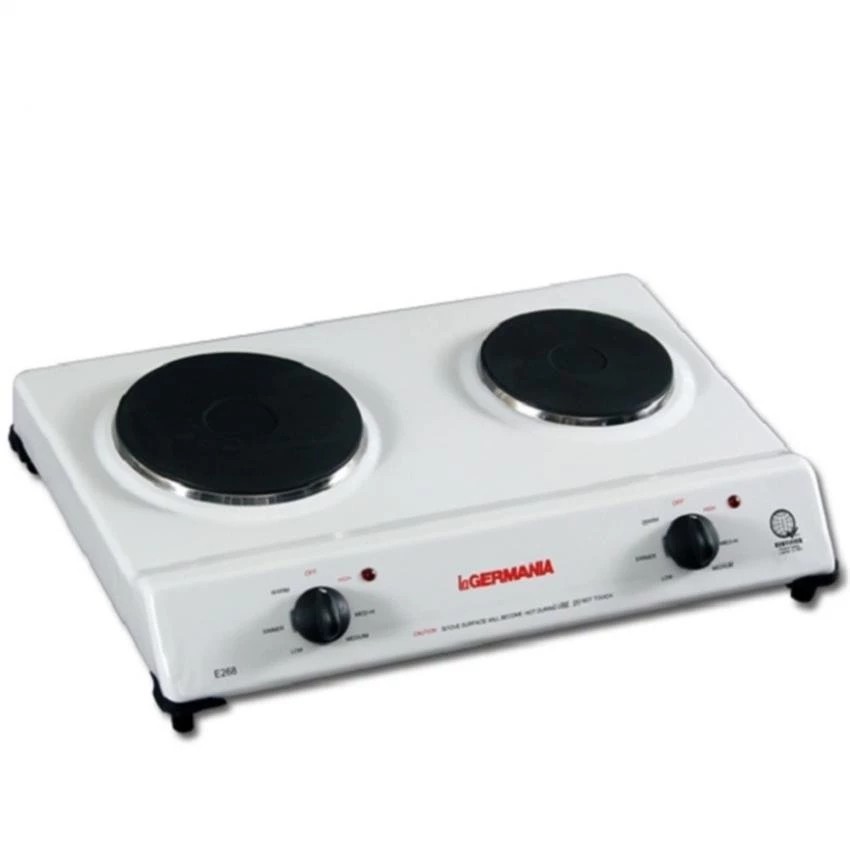 La Germania E268w Double Burner Electric Stove White Shopee