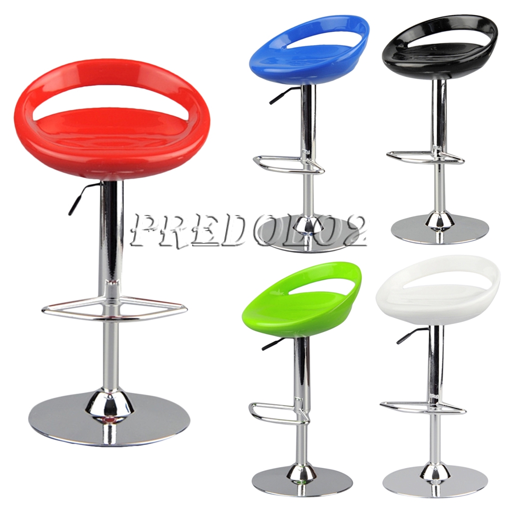1/6 Scale Round Swivel Chair Pub Bar Stool for 12'' Action Figures Red