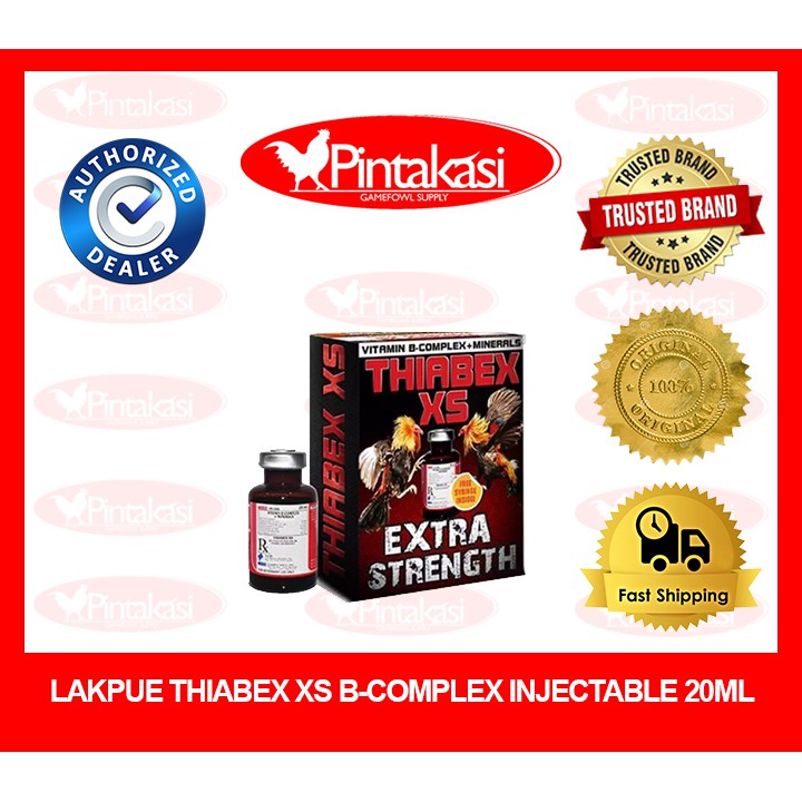 LDI Thiabex XS 20mL Vitamin B Complex + Minerals for Gamefowl, Pigs, Sheep, Goats, Cattle