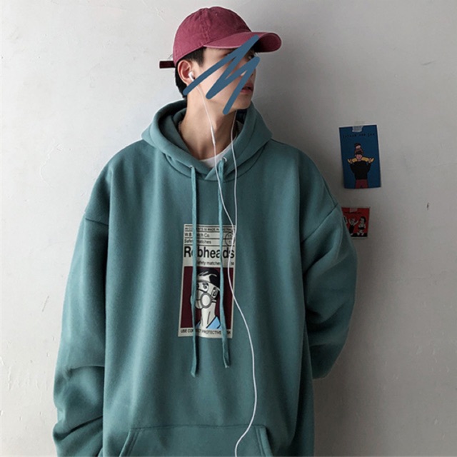 men's hooded sweater