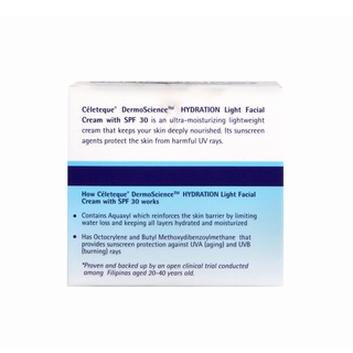 ◈CELETEQUE DermoScience Hydration Light Facial Cream with SPF30 30ml #3