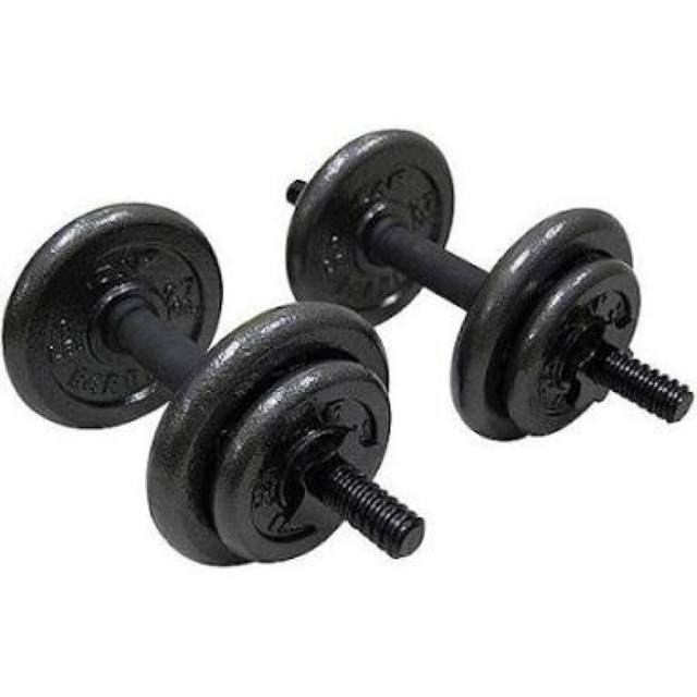 COD!!! 30 lbs dumbbell dumbell set 15/15 barbell weights | Shopee ...