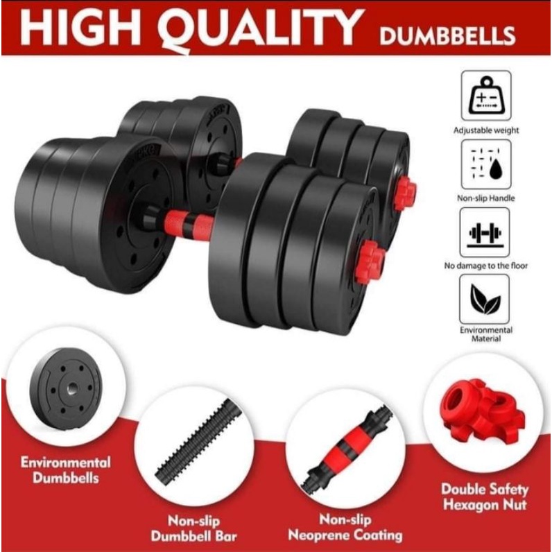 DUMBELL BARBELL 30KG Shopee Philippines