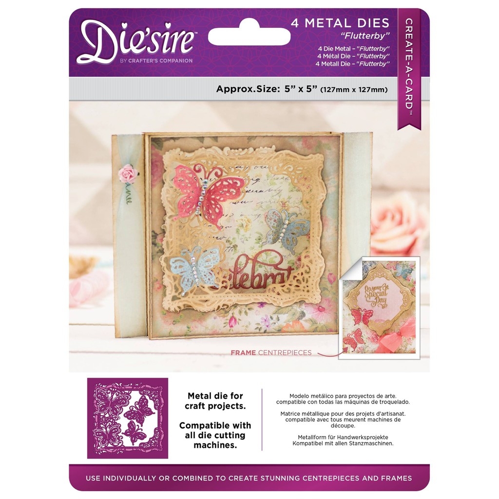 Argent Die sire 8 x 8 créer Une Carte   Romance 