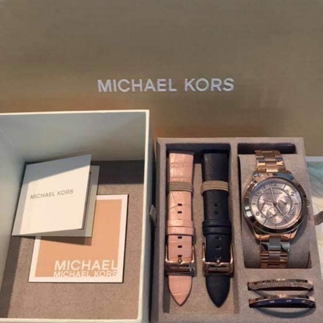 michael kors interchangeable watch