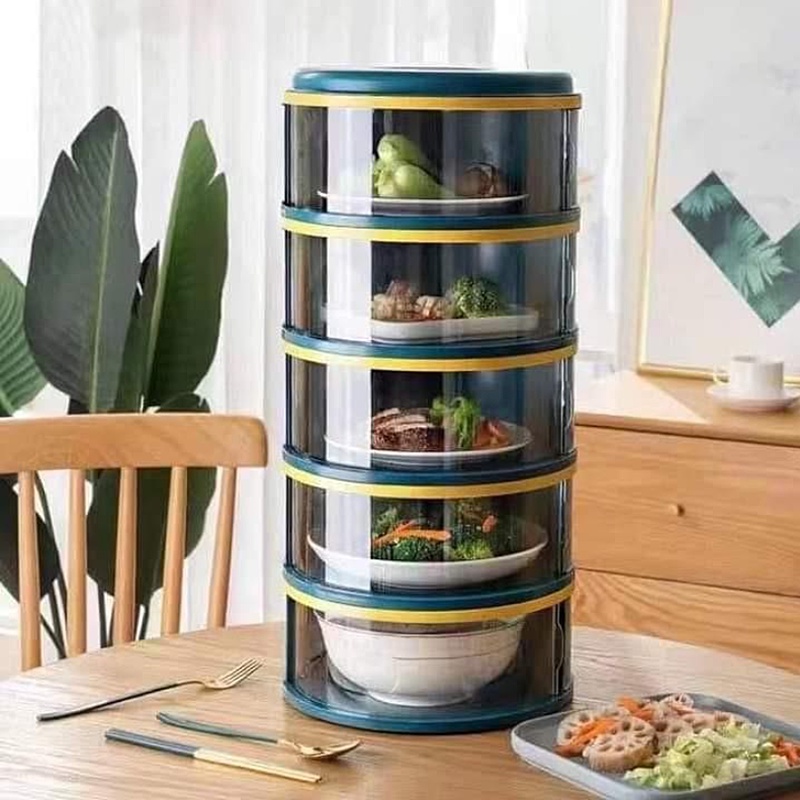 5 Layer Household Multi-layer Food Storage Box Anti-flies Insulation food keeper