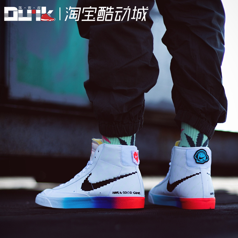 Nike Blazer 77 X LPL League of Legends Video Game Pixel Reflective Luminous Shoes DC3280-101 7 | Shopee Philippines