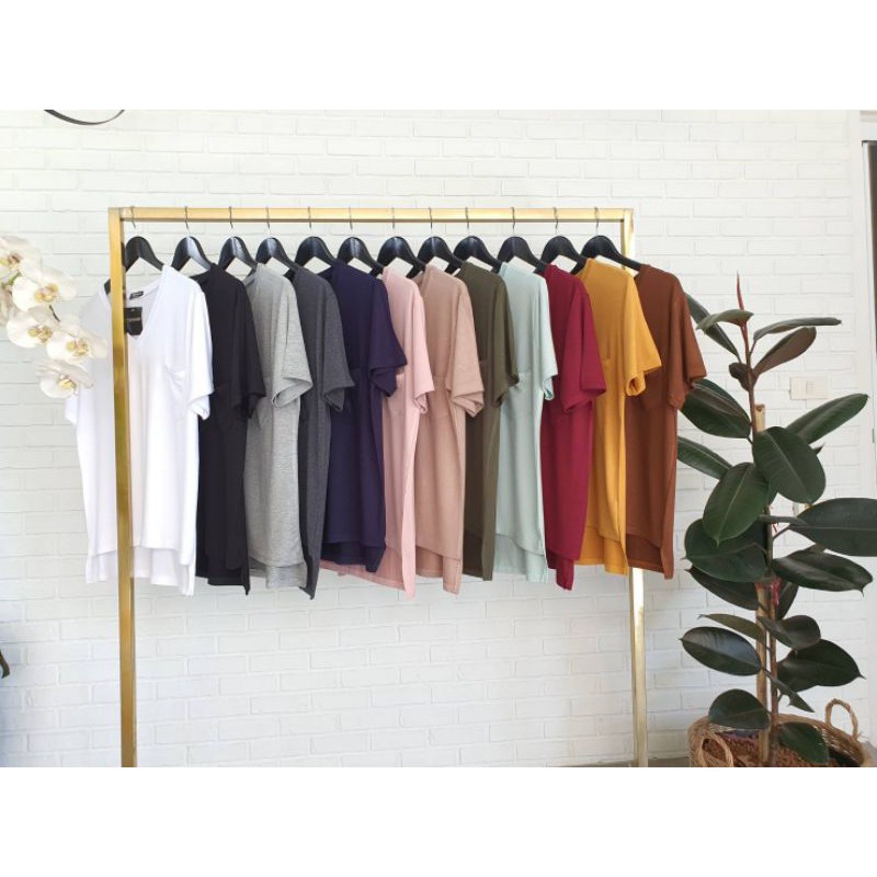 Detail: V-Neck Short-Sleeved Shirt Premium Grade Imported Rayon Fabric Unique Thick And Soft Short Front Long Back Cute Bag Decoration