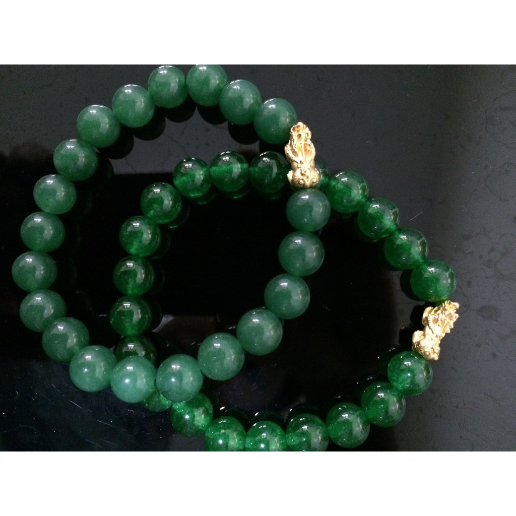24k Solid Gold Chinese Lucky Charm Piyao Authentic Jade Ston Shopee
