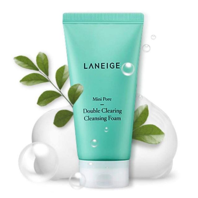 laneige double clearing cleansing foam